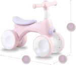 MoMi TOBIS cavalcabile rosa con bolle di sapone - immagine 3