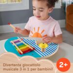 Fisher-Price Tavolino Musicale In Legno Con Strumenti A Percussione - immagine 2
