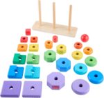 Fisher-Price Set Piramidi in Legno - immagine 2