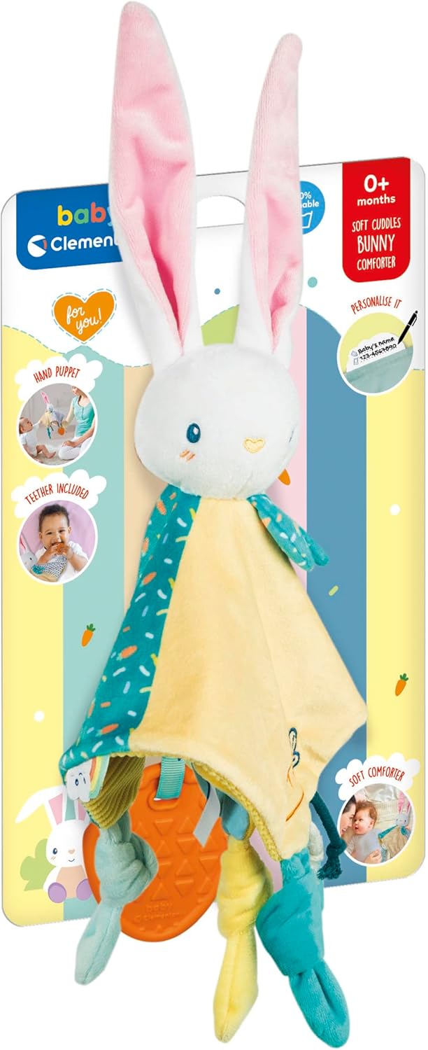 45859318e1ad7c2f456fd4c582544b05e8bab53.jpg Morbido doudou coniglietto per coccole - immagine 1