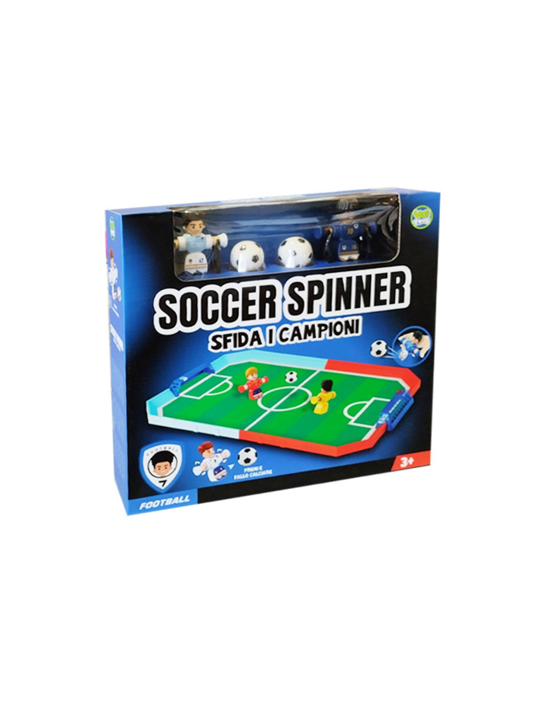 4678161705a5f24f974679aa3f014c8c47d8db0.jpg SOCCER SPINNER SFIDA I CAMPIONI CAMPO E CALCIATORI DELUXE - immagine 1