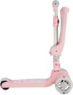 MoMi DEBE Monopattino Evolutivo Rosa 2 in 1 con Seduta con luci LED - immagine 2