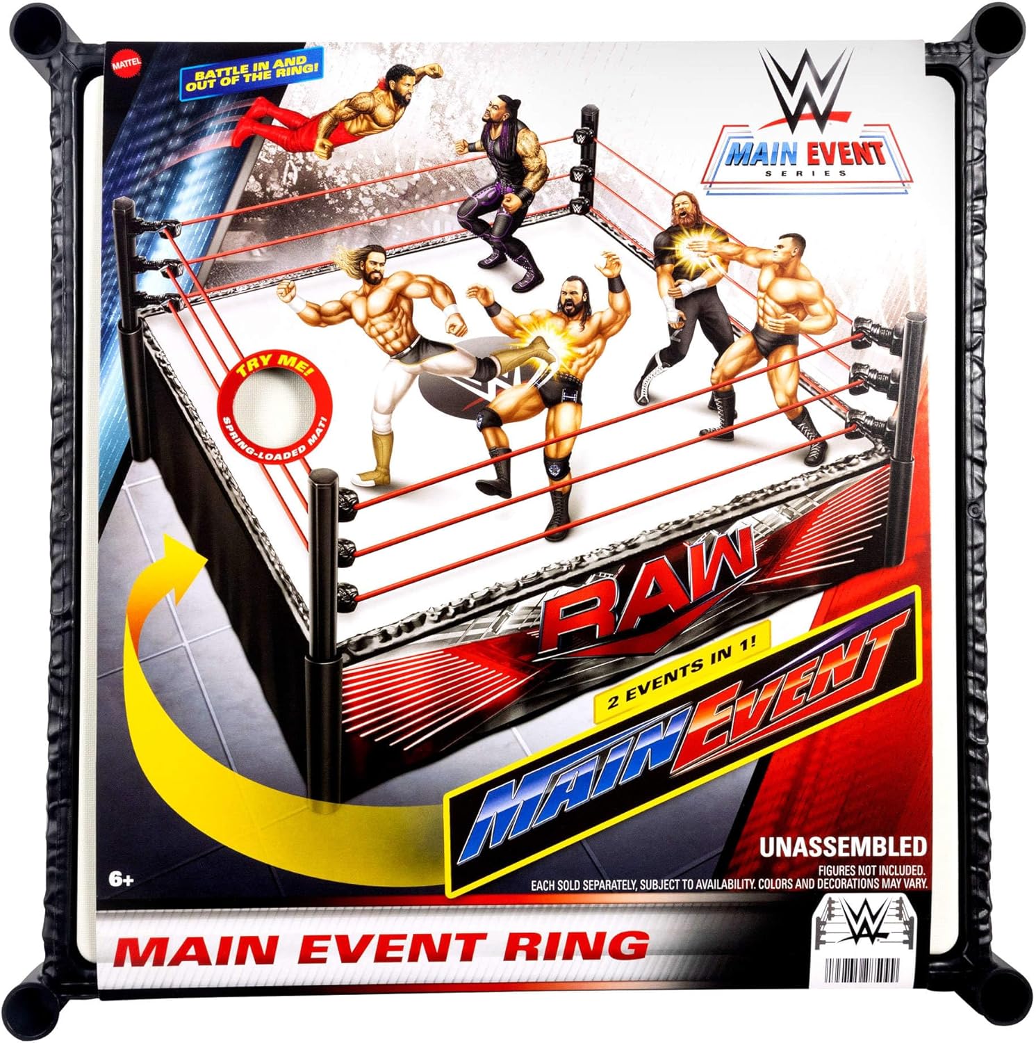 469108123b16c9c4cc20b4a8678a4b7e526e716.jpg WWE Superstar Ring - Main Event Ring - immagine 1