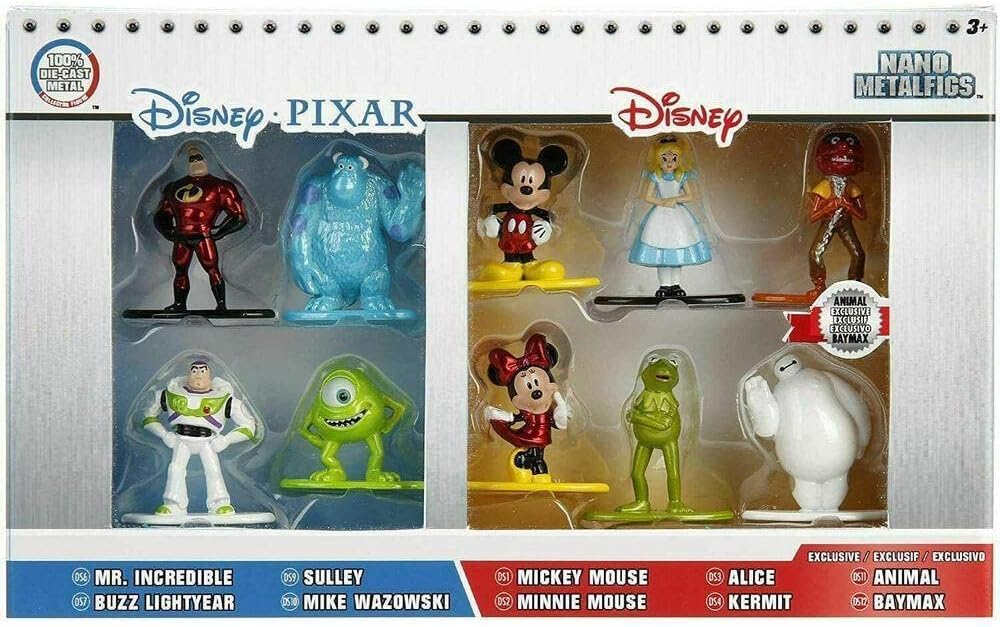 47300819f40f44af3e02f38ce8301a68a41b25b.jpg Disney Nano Metalfigs Diecast Mini Figures 10-Pack Wave 1 4 cm - immagine 1
