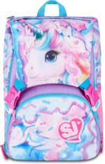 Zaino scuola SJ estensibile Big Glow Led Unicorn Girl