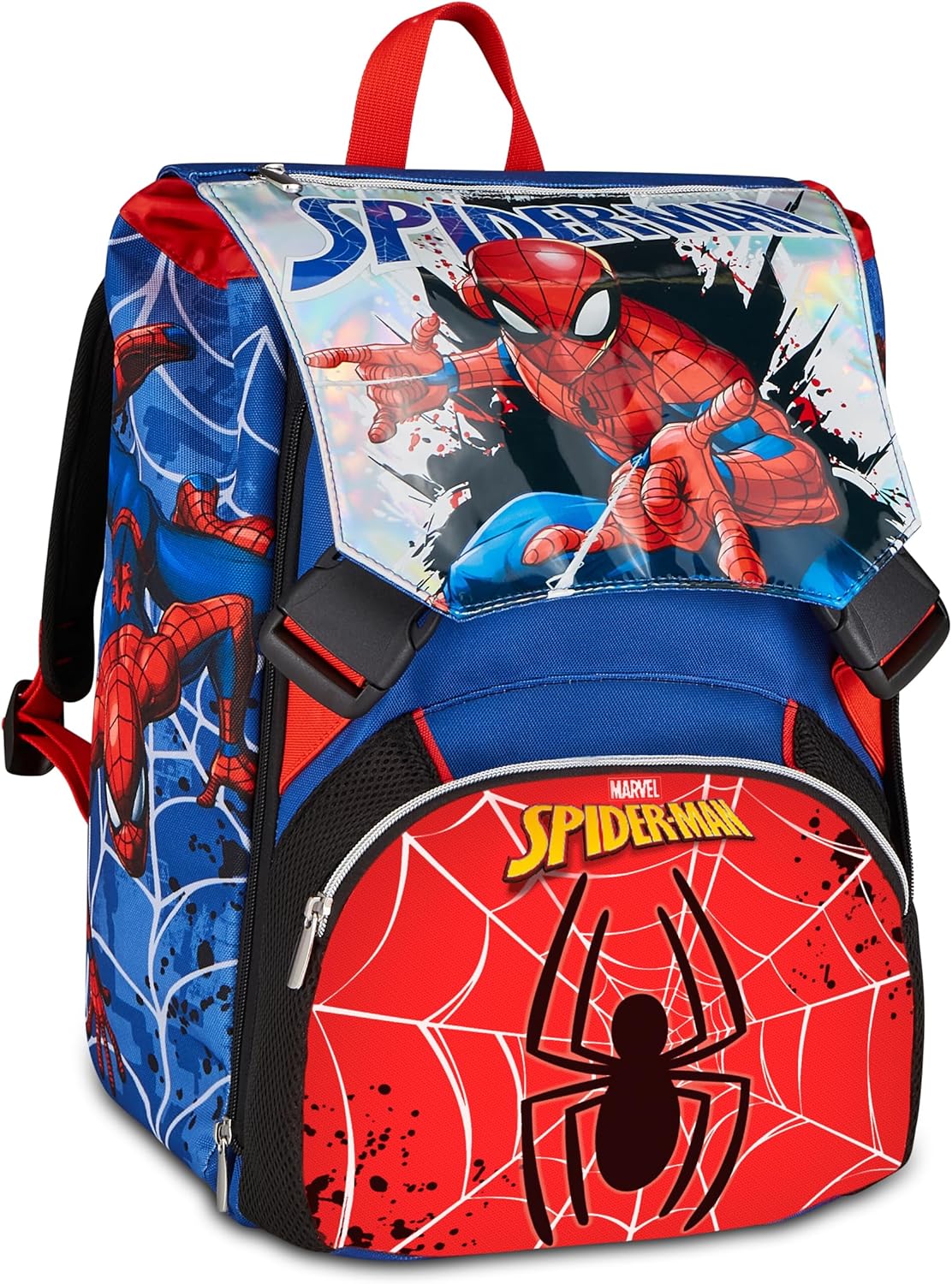 474112144dcfa14476636813ed87420c578286e.jpg ZAINO SDOPP. BIG SPIDER MAN BACK TO CLIMB - immagine 1