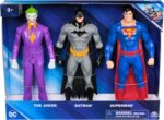 DC Comics Confezione 3 Personaggi Batman, Superman e Joker 30 cm