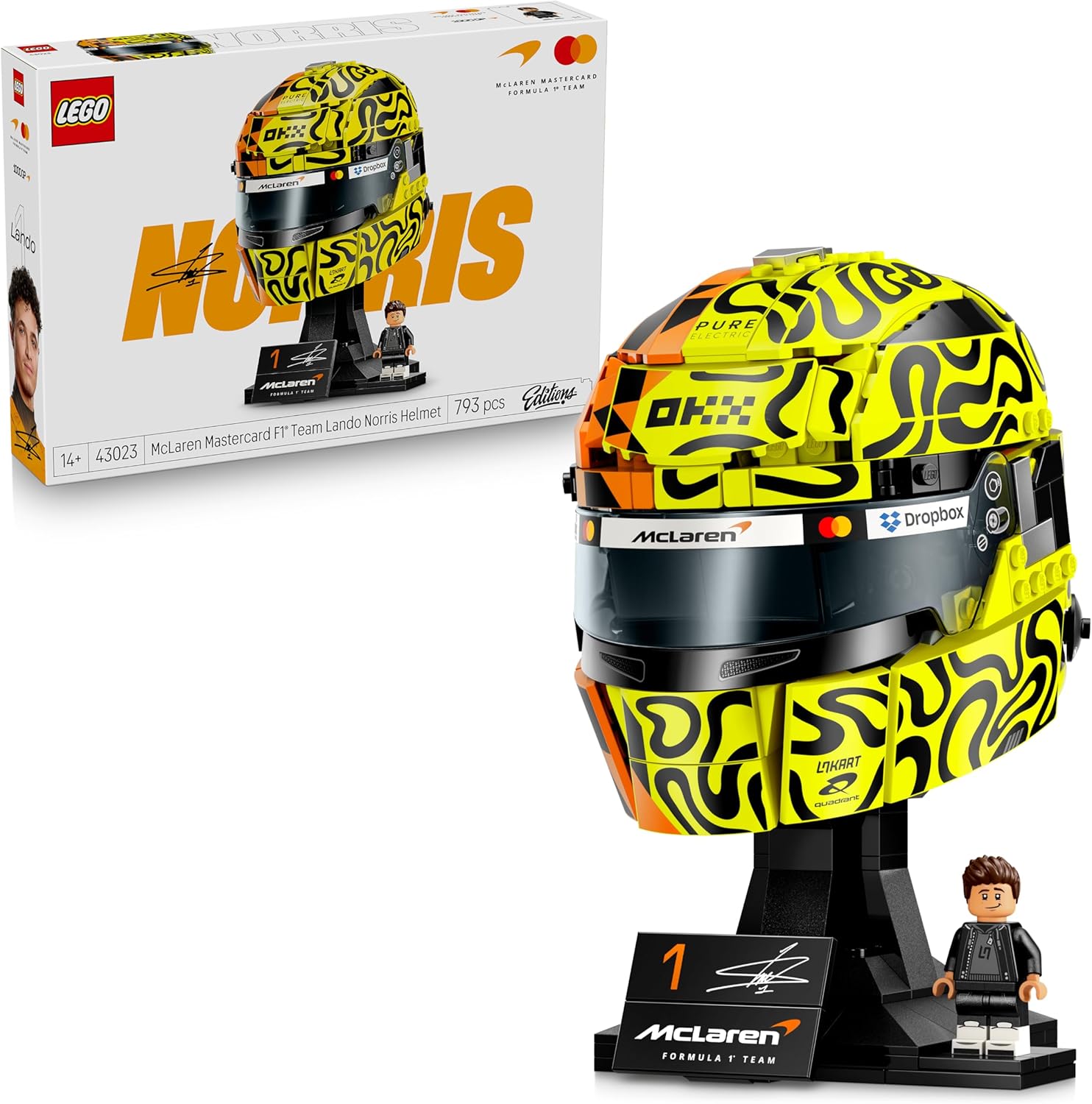 4773511928fbdc5fa4cac59c73201e5bbc5a268.jpg Casco di Lando Norris McLaren Mastercard F1 Team - immagine 1