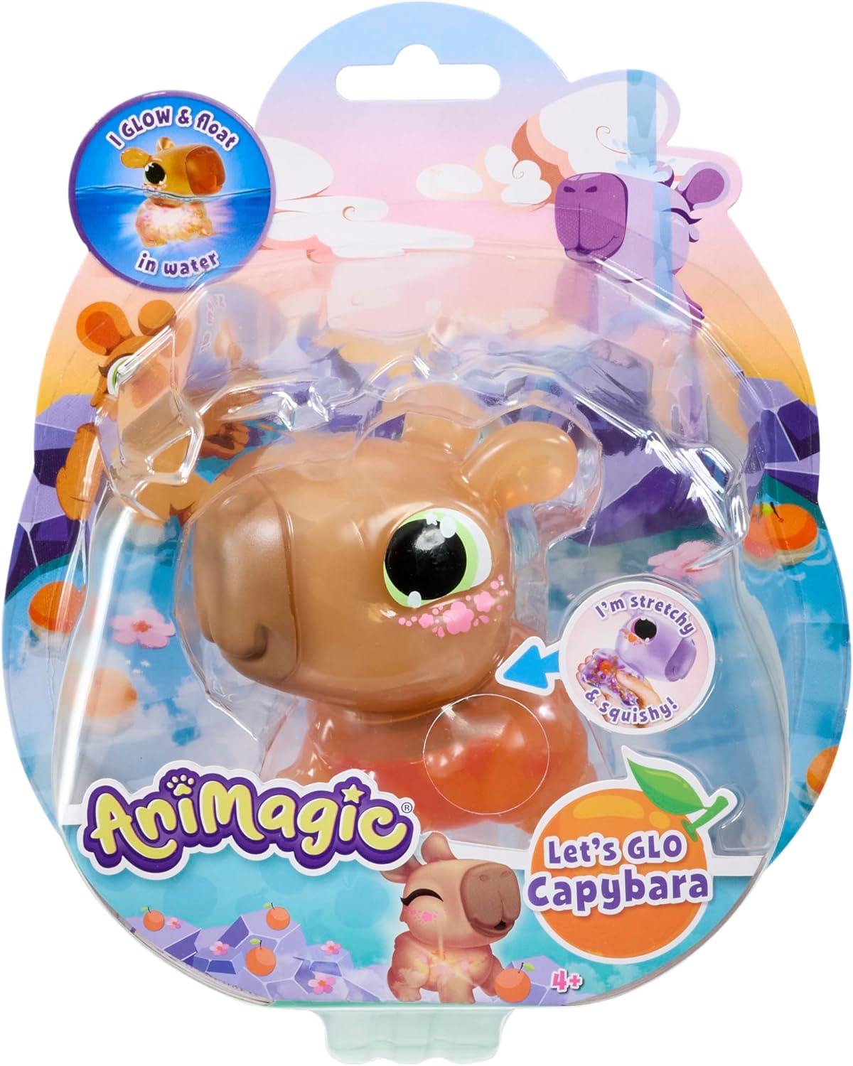 3048281da2c7d69a9e43338a4488c6906de46c6.jpg Animagic - Let's Glo CAPYBARA Marrone - immagine 1