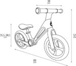 MoMi NORU rosa - Bicicletta senza pedali pieghevole - immagine 2