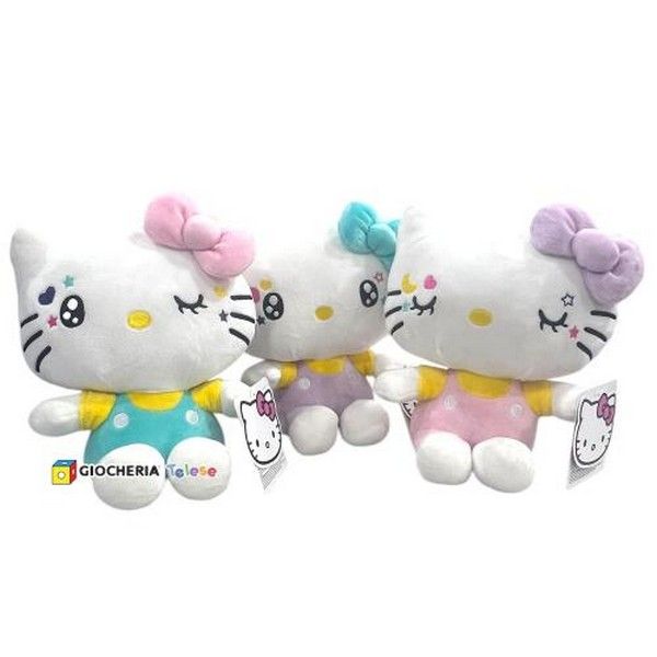44188611ef4c0d53ed794bbaf37b0c39ad04ed9.jpg HELLO KITTY KAWAII PELUCHE 22CM ASSORTIMENTO - immagine 1