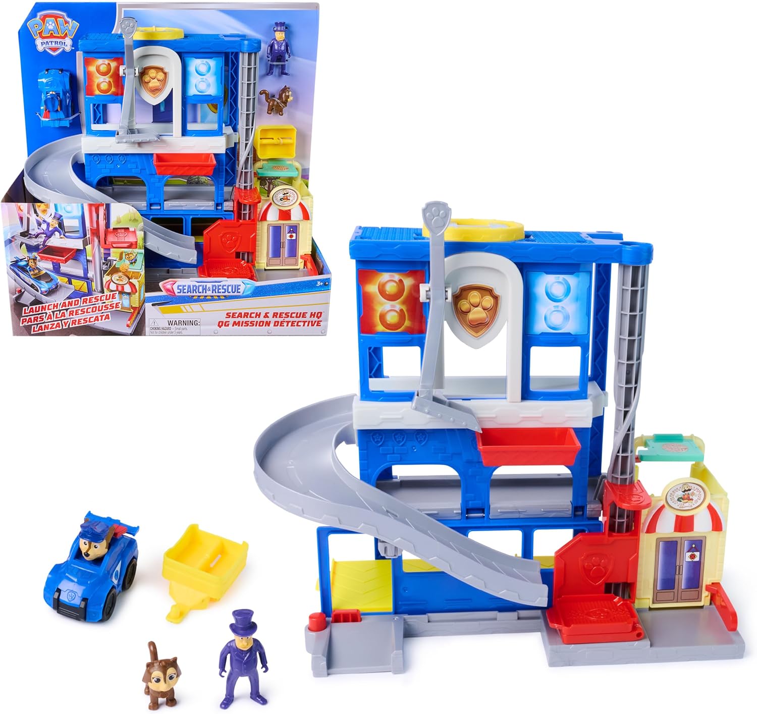 4570961e1932da33c7e662928e966de9b2ed835.jpg Paw Patrol: Pup Squad Quartier Generale Search & Rescue - immagine 1