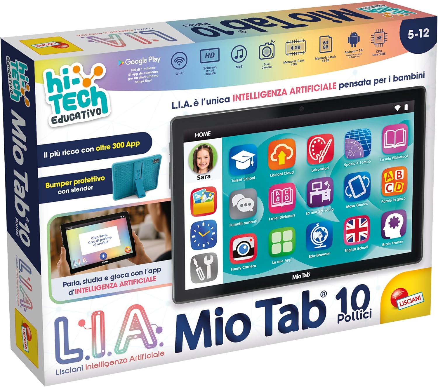 4571231b7ac4483b2713b8f2cc1b88c8f60477c.jpg Hi-Tech Educativo L.I.A. Mio Tab 10" - immagine 1