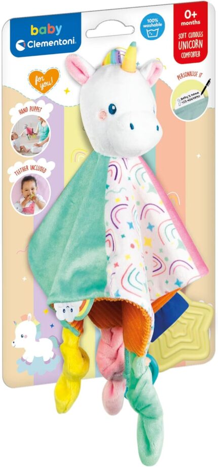 Morbido doudou unicorno per coccole