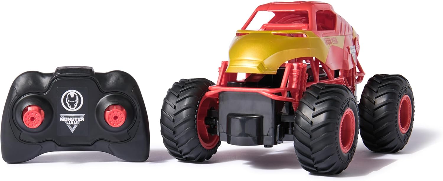 46494214eadc6212ff6cd22d4f60a17586d94f7.jpg Monster Jam Marvel Iron Man R/C - immagine 1