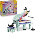 Pianoforte decorativo con gatto
