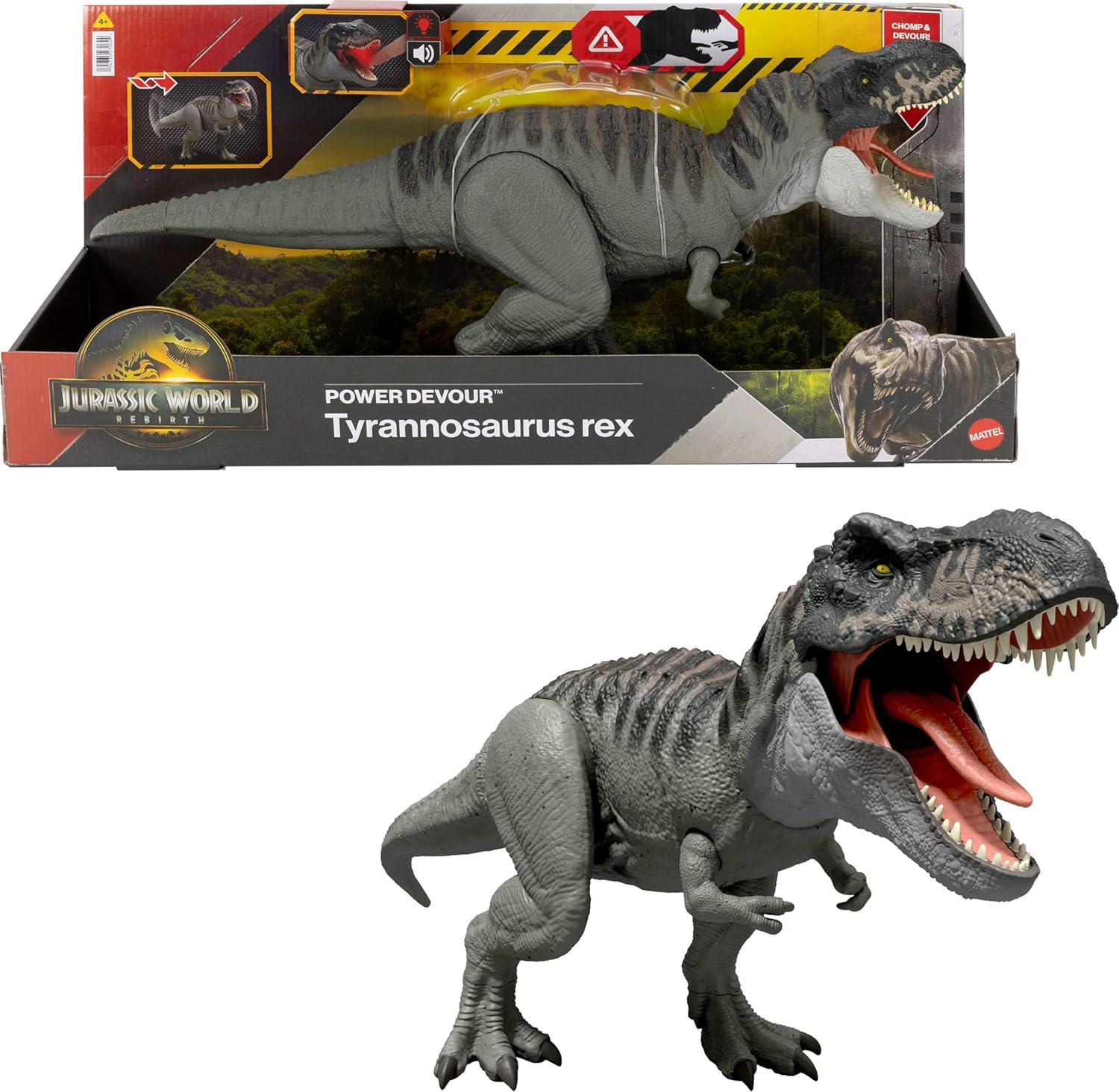 476403195ad5148e5fa88ef370d294cafe23d87.jpg Jurassic World Rebirth T-Rex Divoratore Giurassico - immagine 1