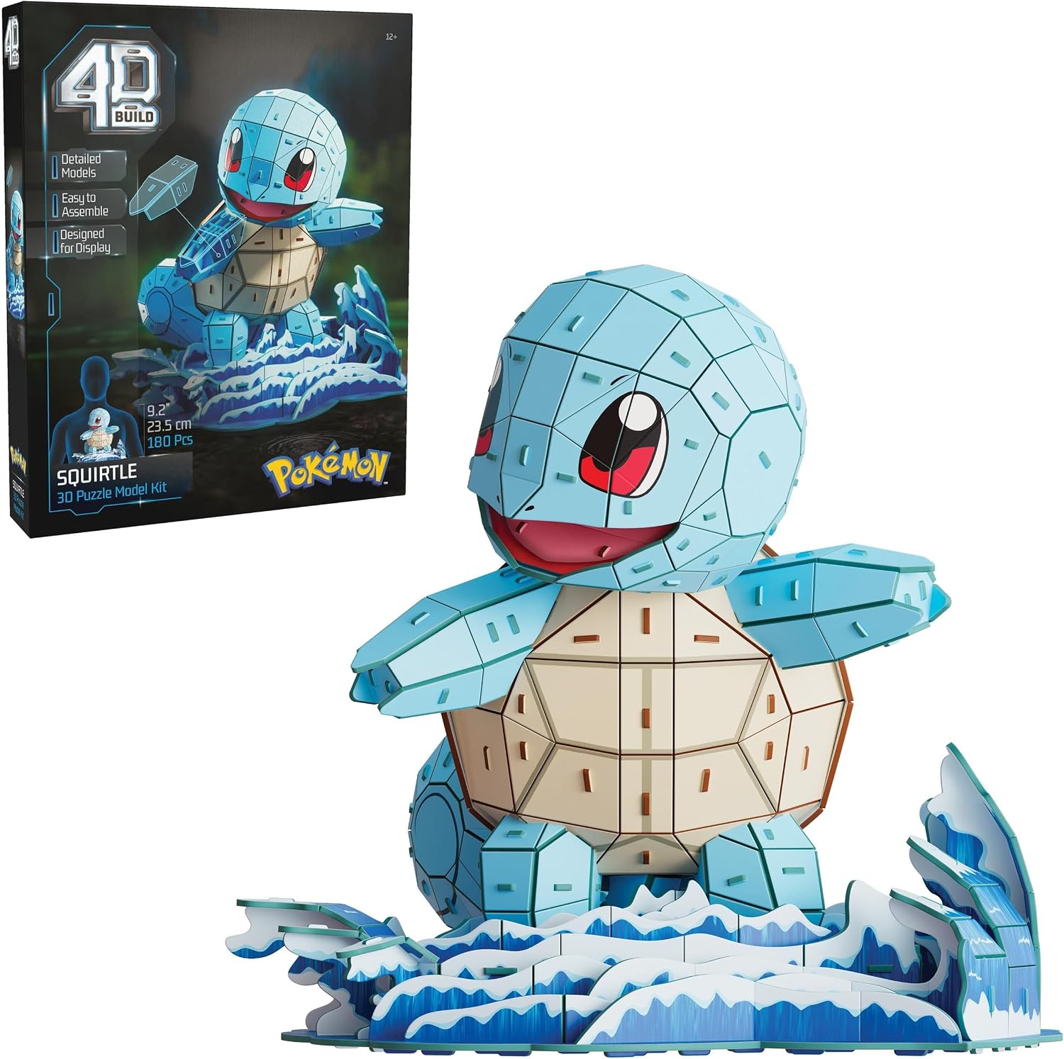 479926197a51ced776bbbfb287a4471c4a989f0.jpg 4D Build Pokemon Squirtle puzzle 3D - immagine 1