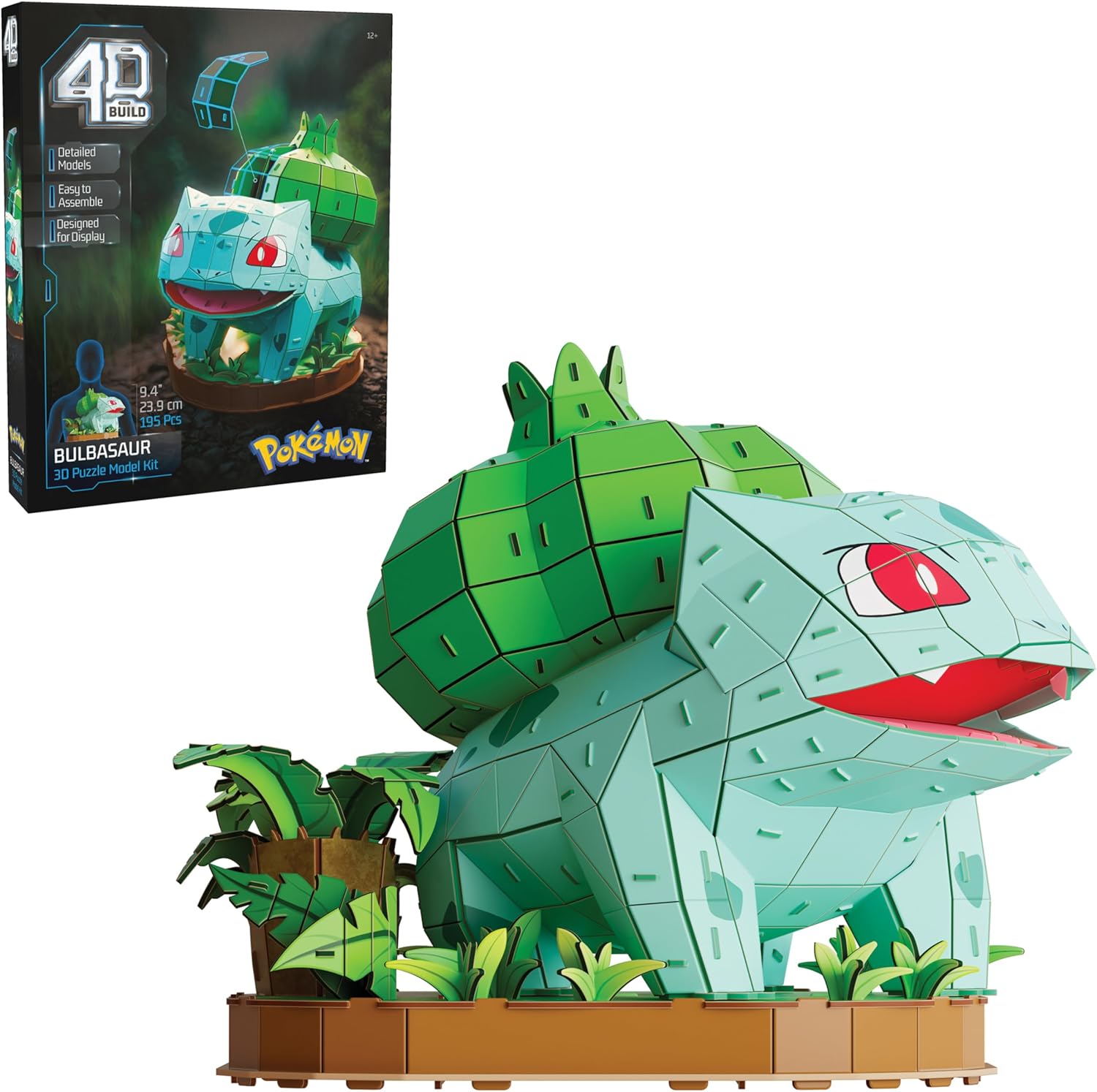4799671371ad9a763fa29a3255bbc9c6119eba2.jpg 4D Build Pokemon Bulbasaur puzzle 3D - immagine 1