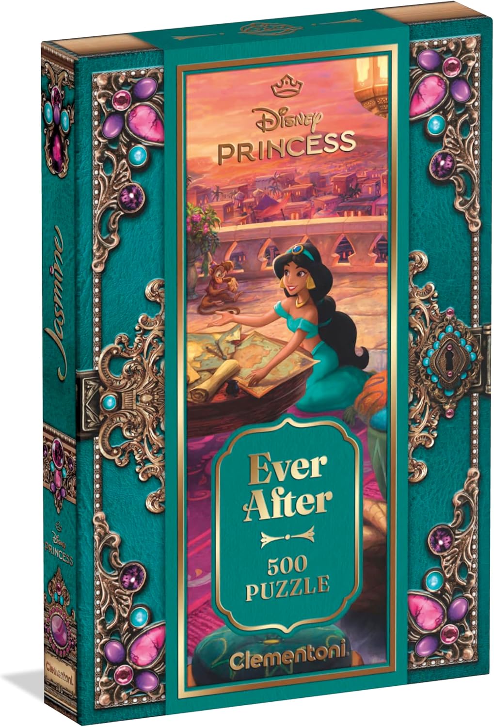 31590015a135a8c8c14d45655c952c241ec3afe.jpg Disney Princess Ever After Jasmine Puzzle 500 pezzi - immagine 1