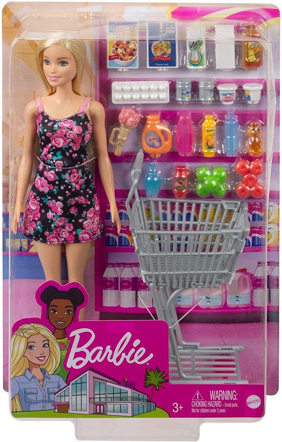 4346281mtlgtk94_1.jpg Barbie al Supermarket con Accessori - immagine 1