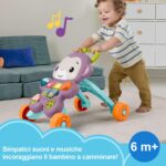 Fisher-Price Scimmietta Viola Primi Passi - immagine 2
