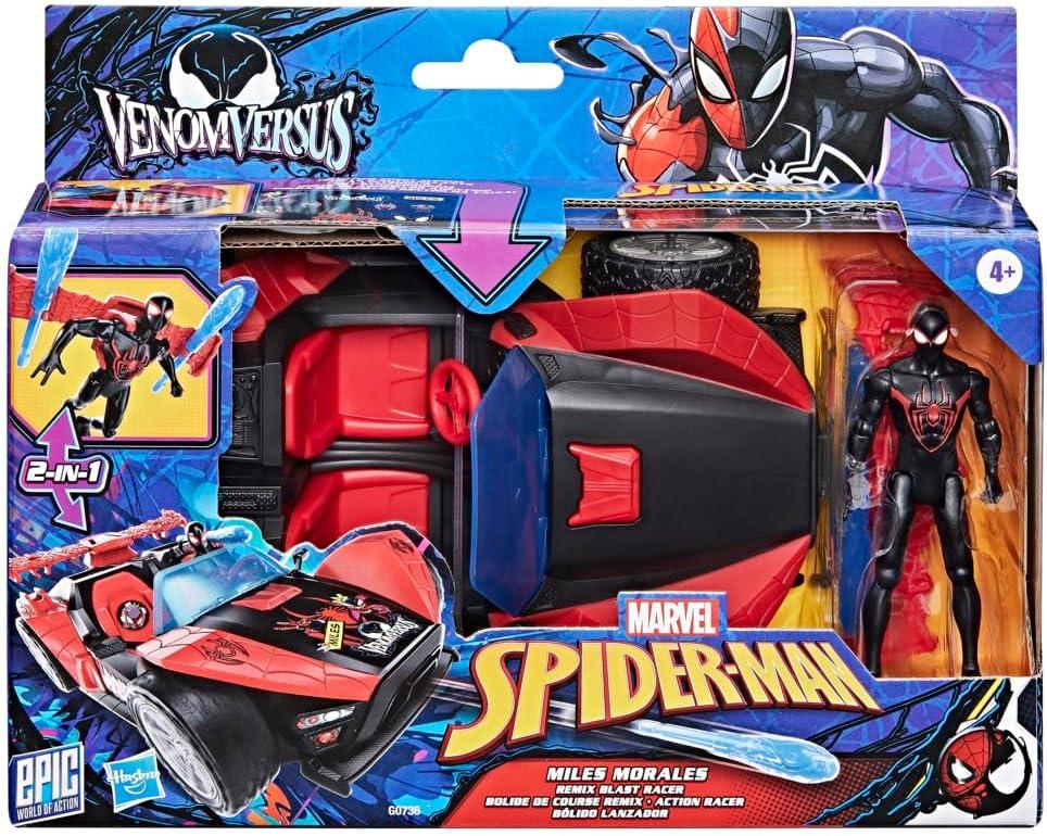 4401721mbg07365l00_1.jpg Hasbro Marvel Spider-Man VenomVersus Miles Morales Remix Blast Racer - immagine 1