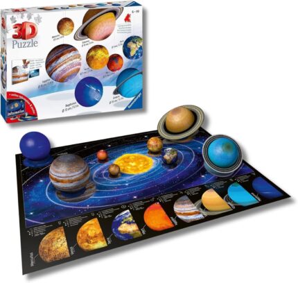 3D Puzzle Il Sistema Planetario, 540 Pezzi