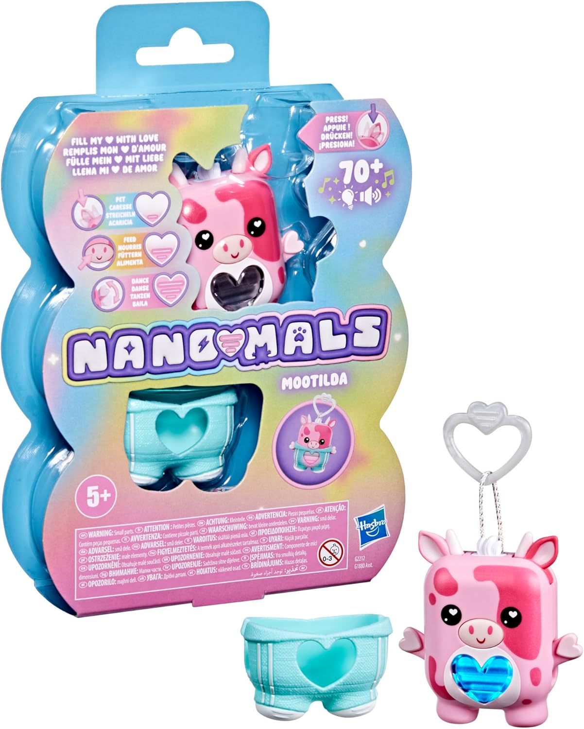 45458312d6ce4fc39cf9b06e24c5bf339d4c0d0.jpg Nano-Mals Mootilda la mucca rosa - immagine 1