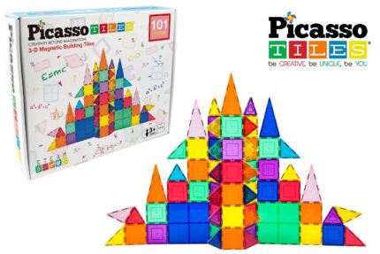 Picasso Tiles Blocchi Costruzioni Magnetiche 101 pezzi