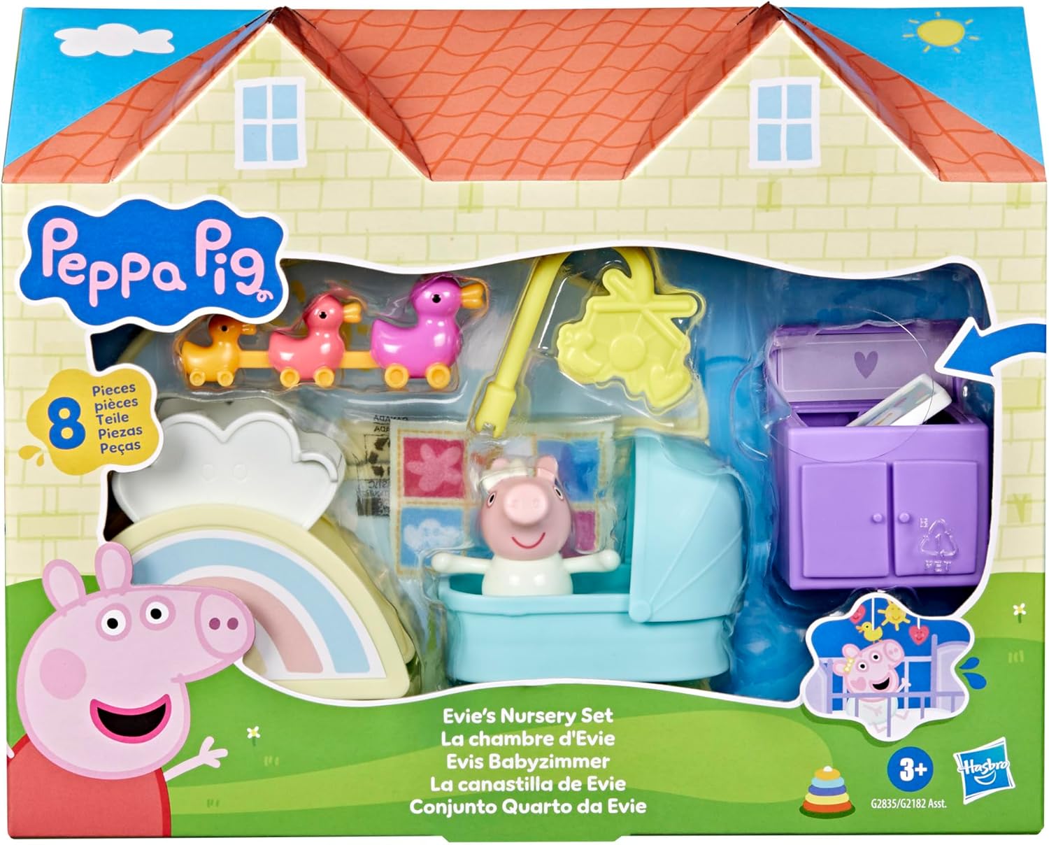 4614441fd35cfaf427702d7ae122f3e1ec11447.jpg Peppa Pig La cameretta di Evie - immagine 1