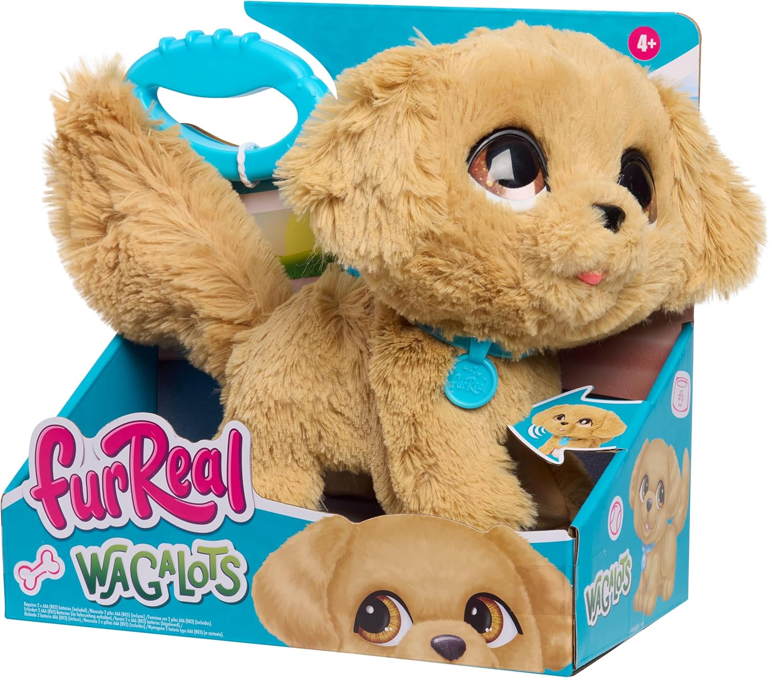 46493717a51cf7dabf52edc0f7543b8888d5a83.jpg FurReal Wag-A-Lots Golden Retriever - immagine 1