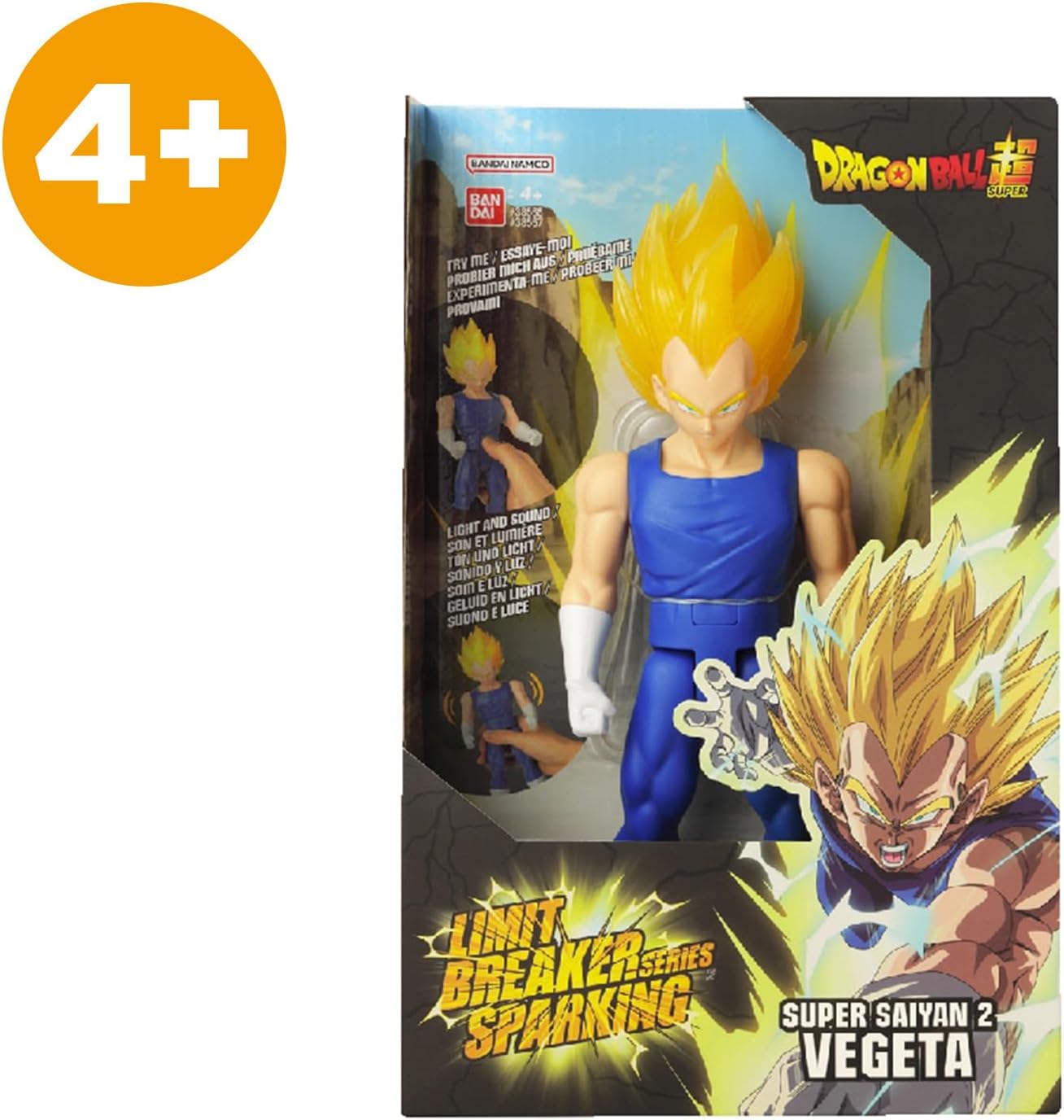 4673821dd60d83a9316acbcb9c495590f31337b.jpg Dragon Ball Super limit breaker series sparking Super Saiyan 2 Vegeta 30 cm - immagine 1
