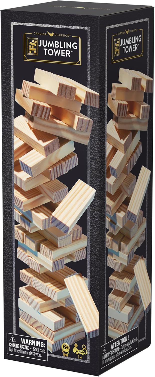 478307152a36eb43c8dd222bc190879827a1cfe.jpg CLASSICI Jumbling Tower in Legno - immagine 1