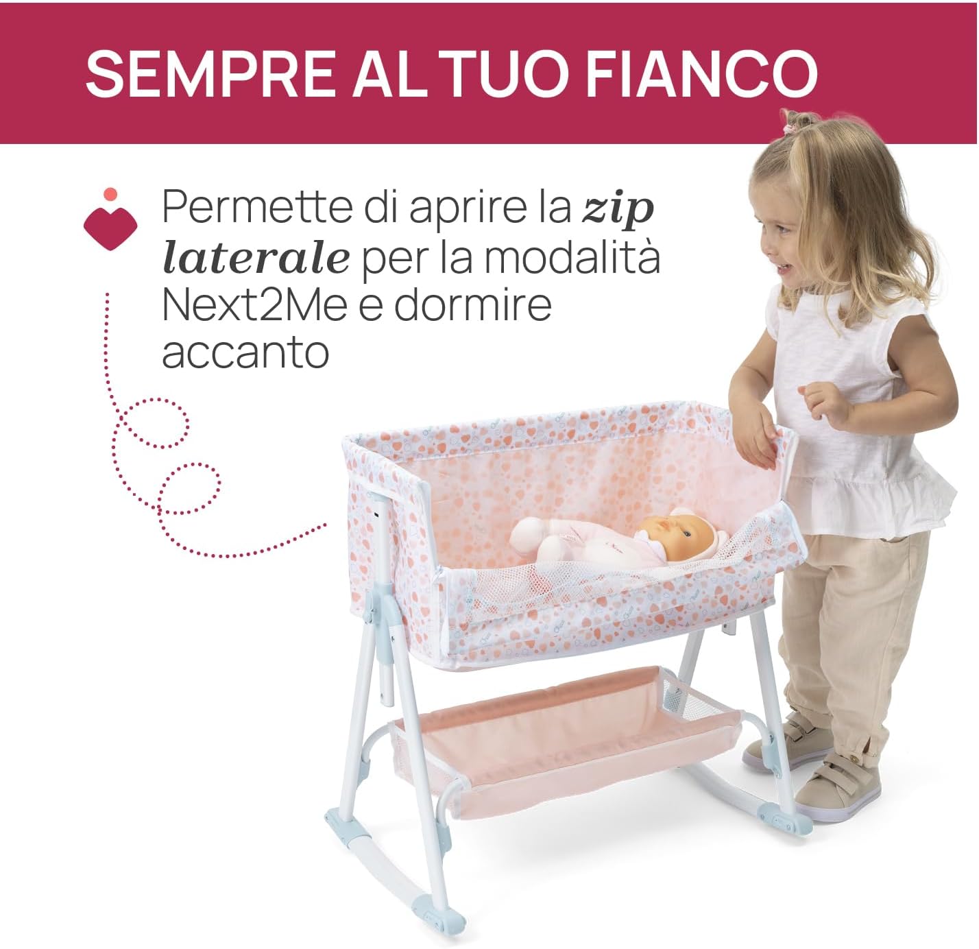 4807531ce2284ace1b72066834dd1381ab55665.jpg Next to Me Culla per Bambole - immagine 1