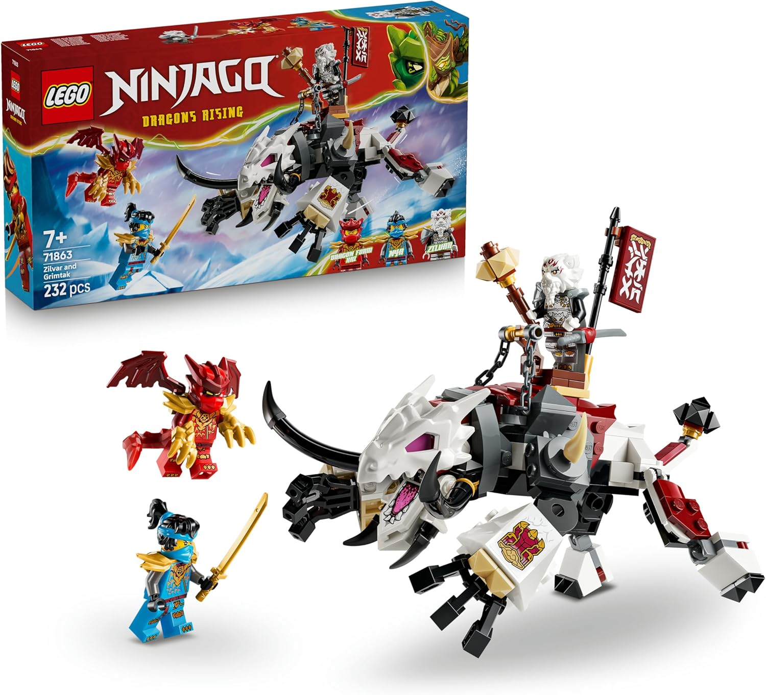 481000101976651afed166fa6f9350c8506a65c.jpg Zilvar e Grimtak la Bestia Drago - immagine 1