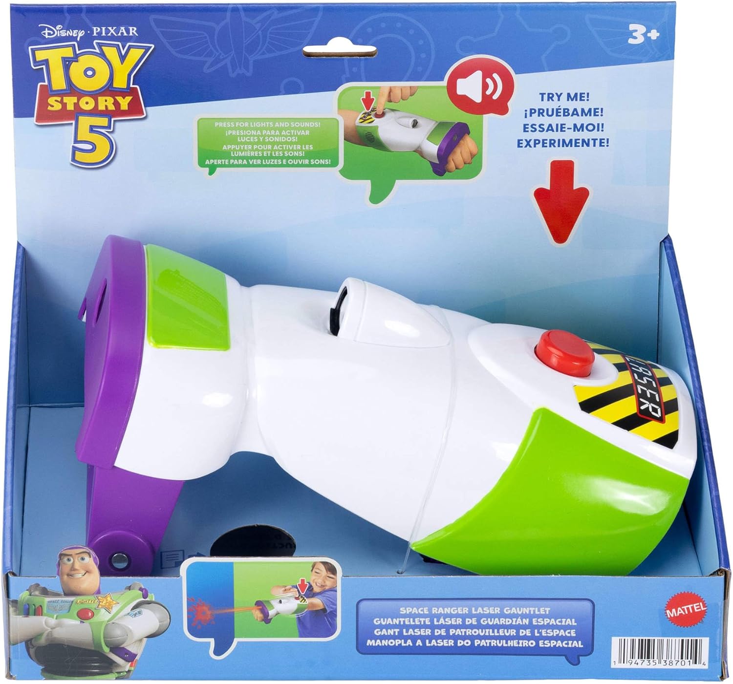 4813991c679d9aae76ac0d3432dc28a9cea3594.jpg Toy Story 5 GUANTO LASER DA SPACE RANGER - immagine 1