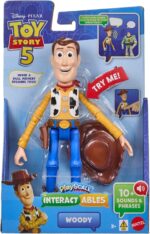 Disney Pixar Toy Story 5 PlayScale Interact Ables Woody parla Italiano