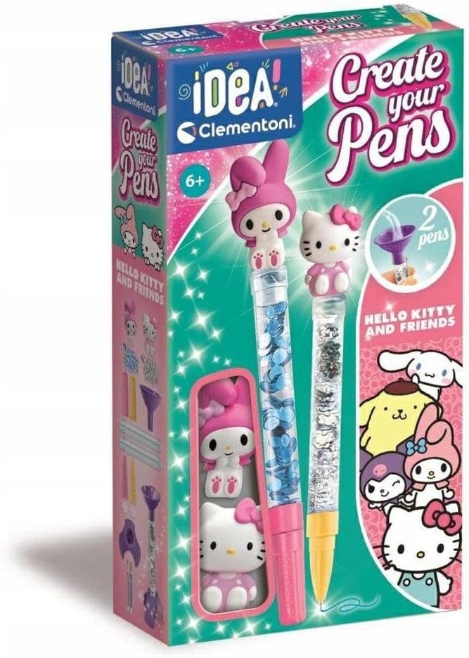 4826671eda07c6feff2d1f4acde68fb4a518ce5.jpg Create your Pens Hello Kitty and Friends Hello Kitty & My Melody - immagine 1