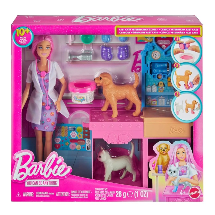 48415012b86b0399ea191574d50a7be187e5abb.jpg Playset Barbie Clinica Veterinaria Di Pronto Soccorso - immagine 1